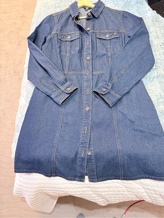 Frye Jackets & Blazers - Frye Denim Dress Size Large